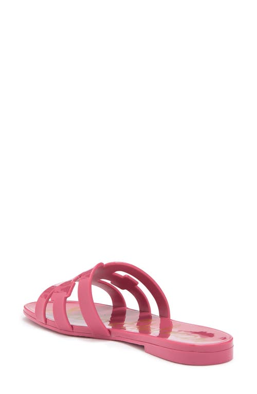 Sam Edelman Bay Jelly Slide Sandal In Summer Rose