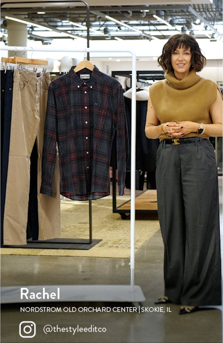 Southfield Plaid Tailored Button-Down Shirt, sales video thumbnail