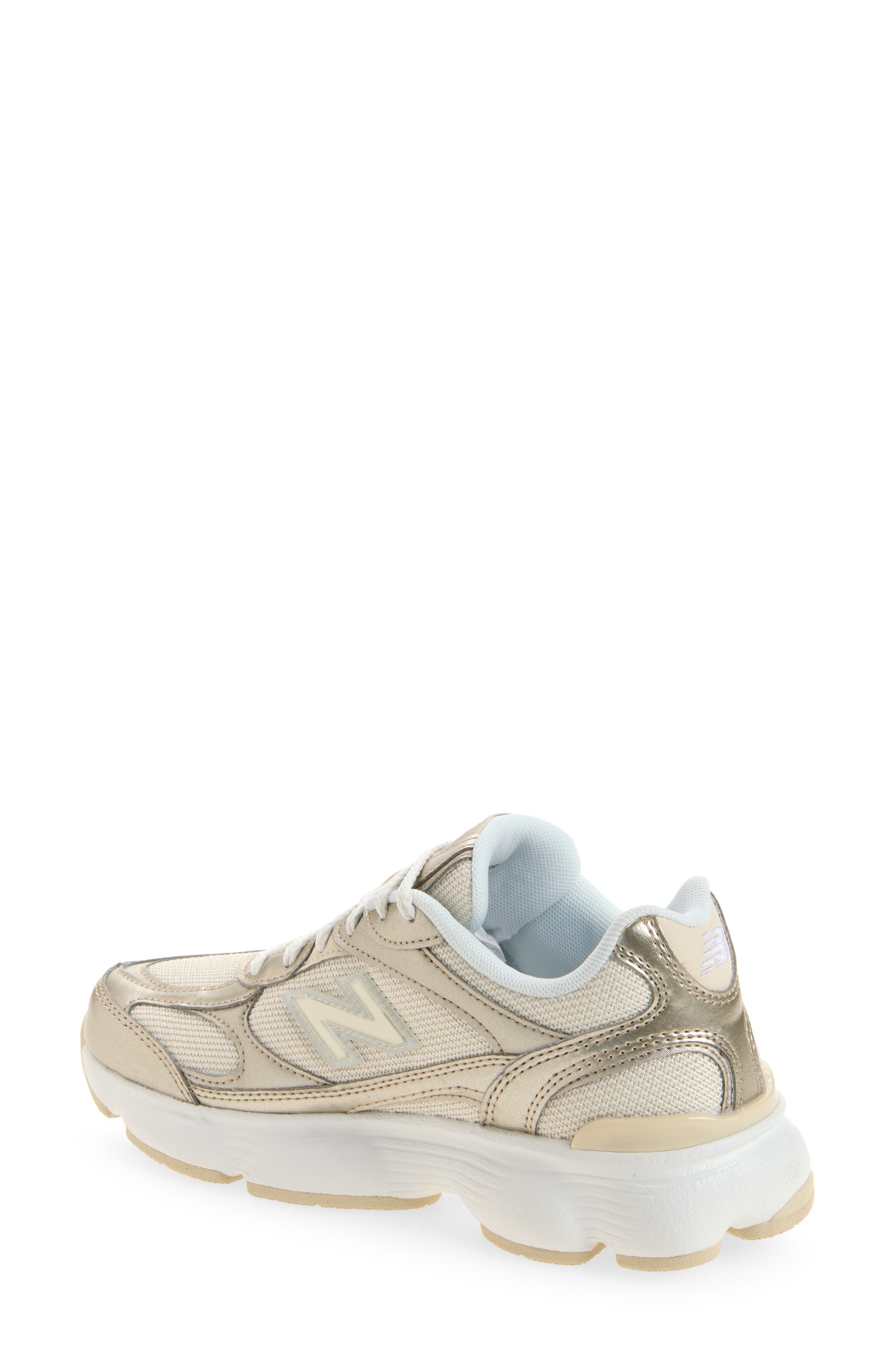 603 Sneaker, Alternate, color, LINEN/ LIGHT GOLD METALLIC