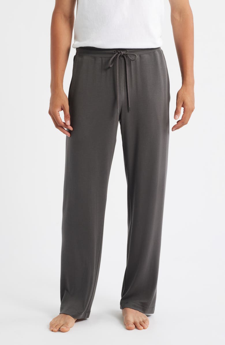Daniel Buchler Modal Blend Pajama Pants, Main, color, Charcoal
