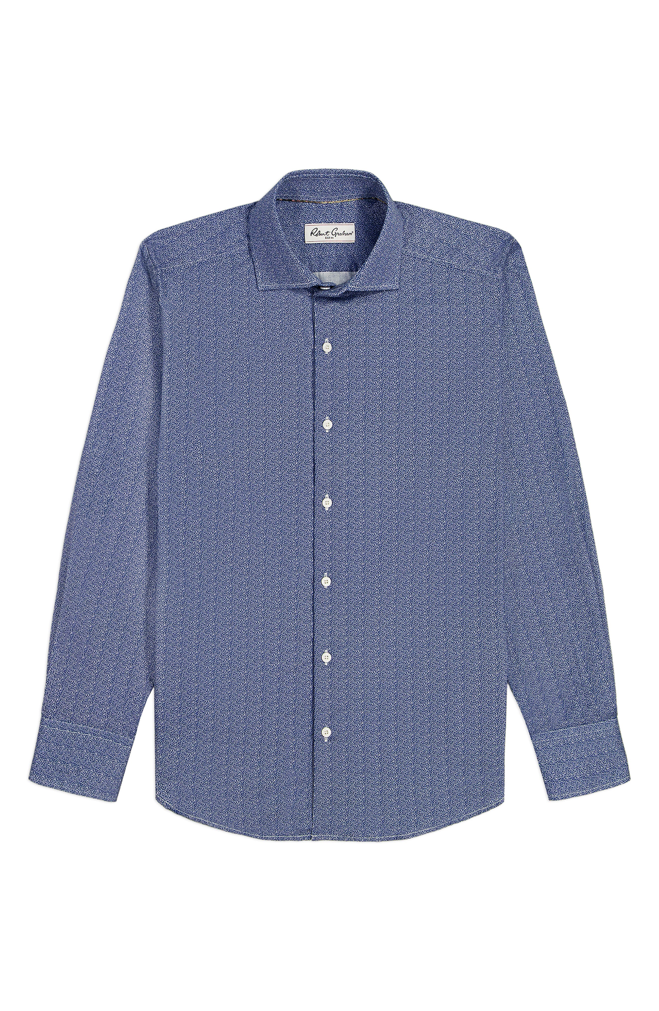 Robert Graham Tadlow Micro Cotton Button-Up Shirt
