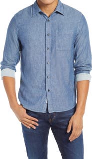 HIROSHI KATO Slim Fit Double Gauze Button-Up Shirt