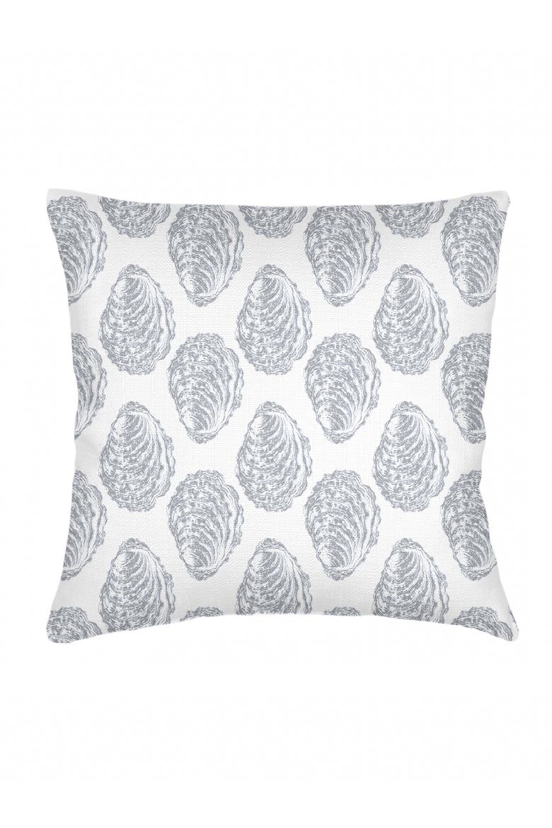Drifted Oyster Linen Euro Pillow Cover Only, Main, color, Grey
