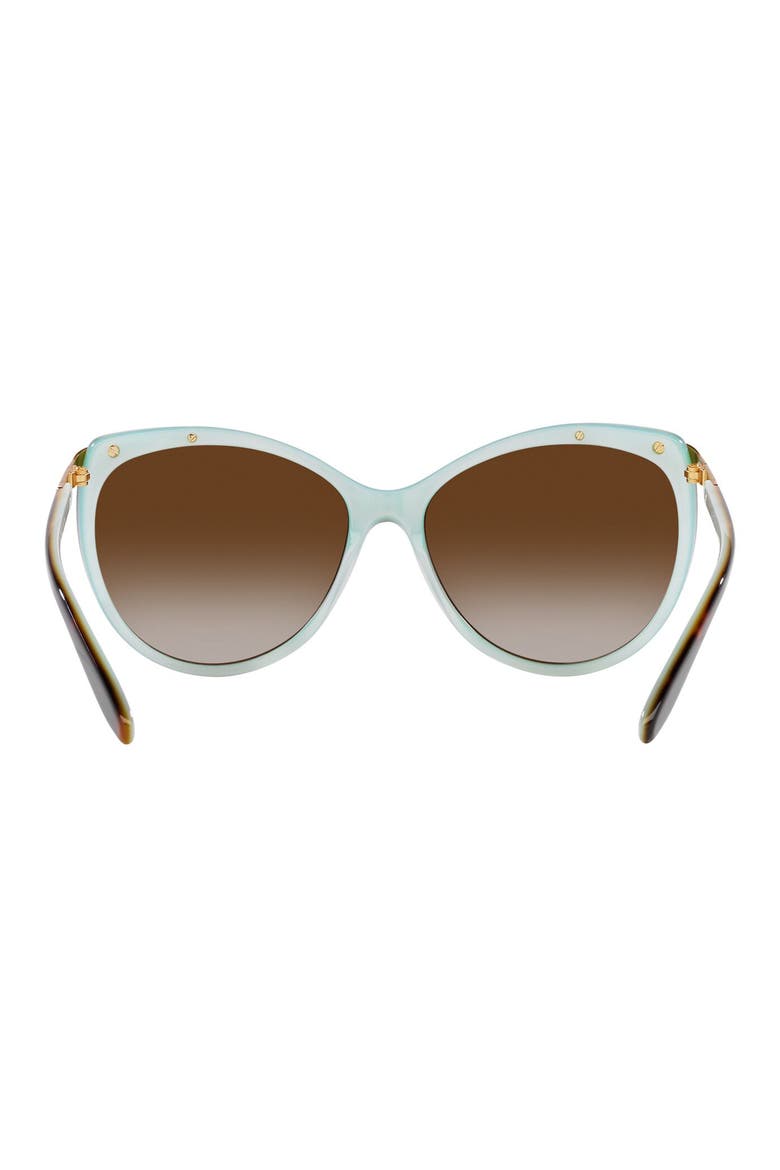 59mm Gradient Cat Eye Sunglasses, Alternate, color, BROWN GRADIENT