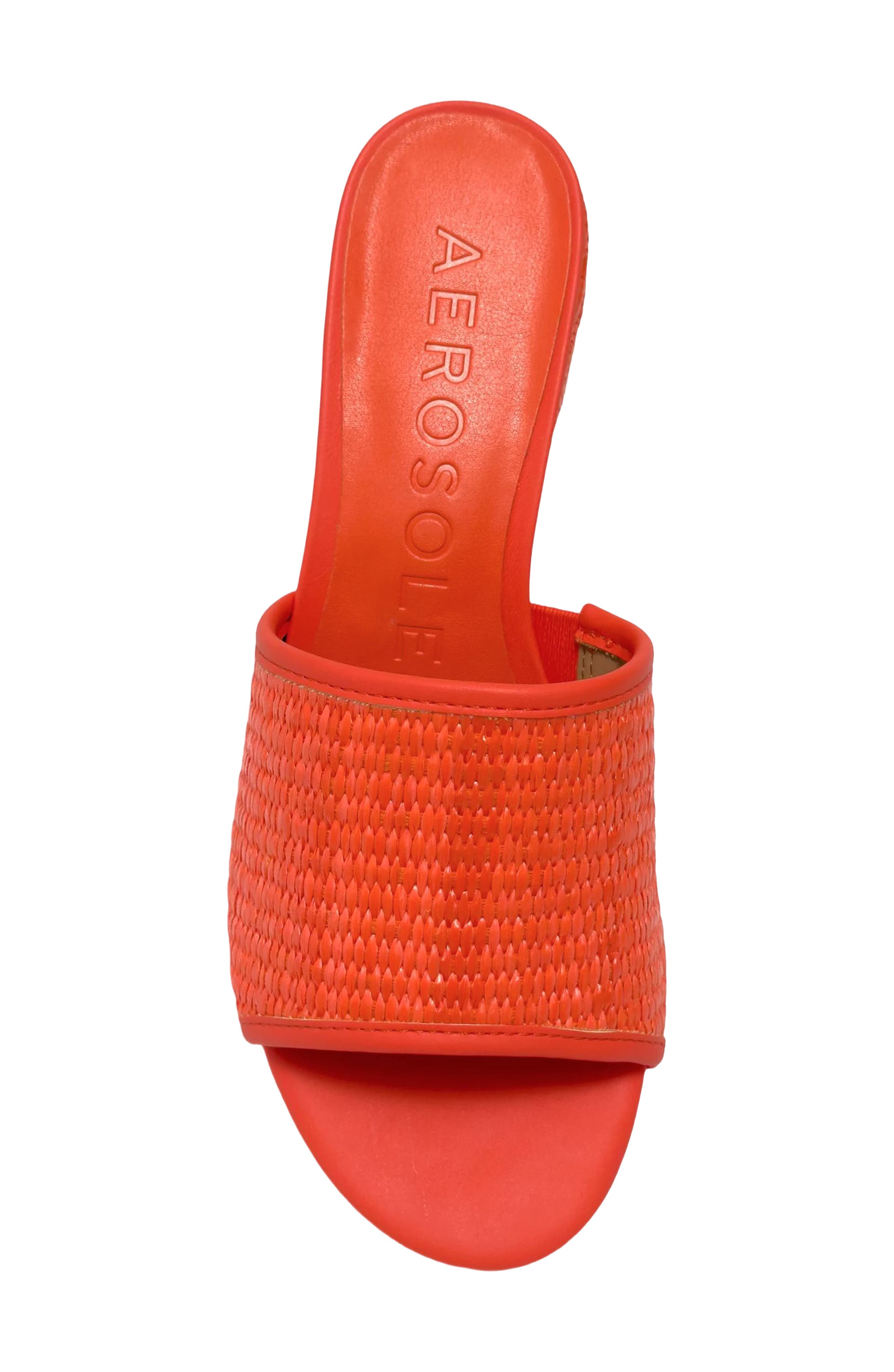 Como Block Heel Sandal, Alternate, color, ORANGE