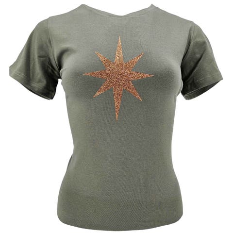 x On/Off Essentials Plain Star T-Shirt