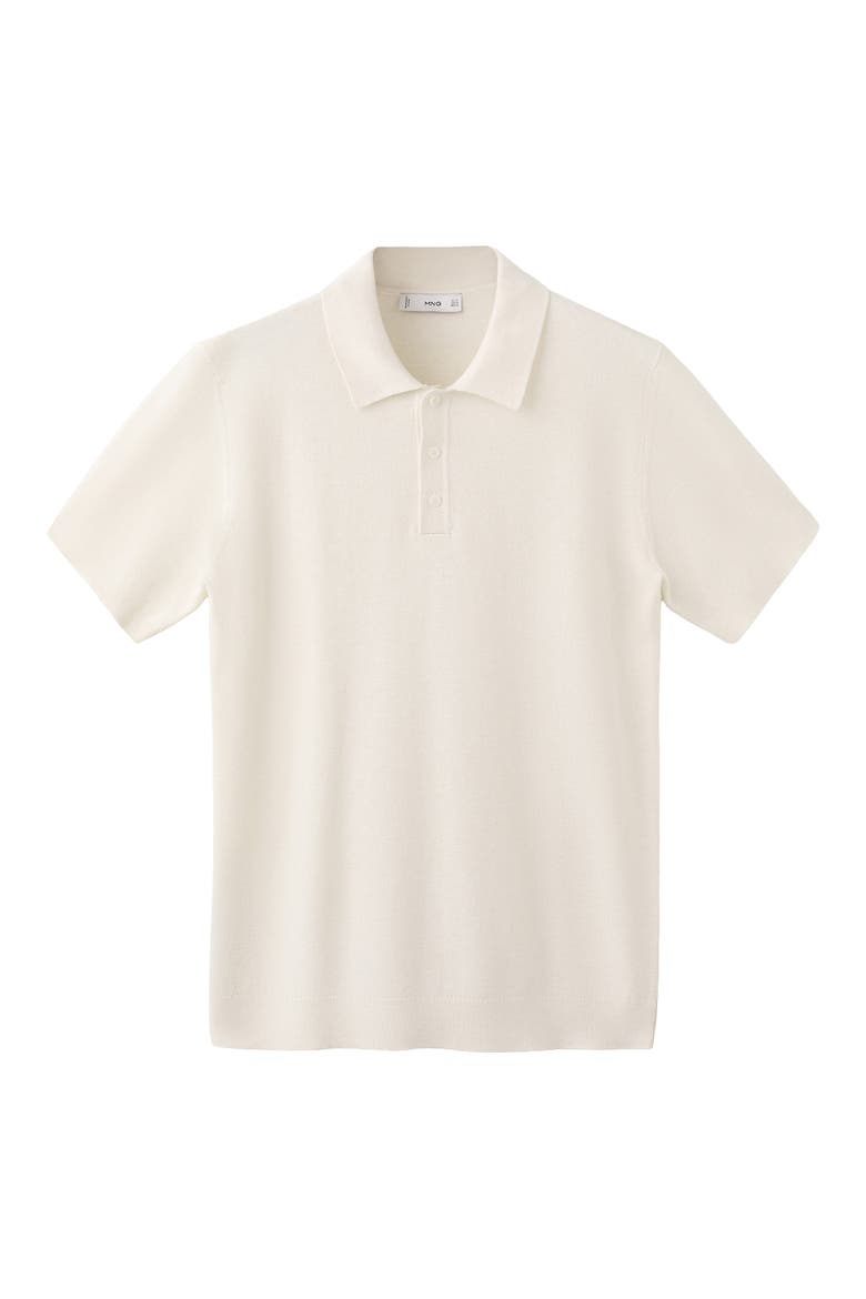 Fine Knit Polo, Alternate, color, IVORY WHITE
