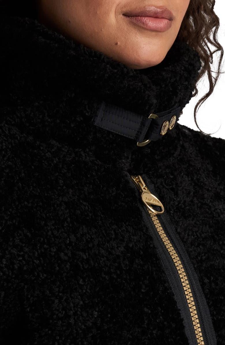 Barbour International Langstone Faux Fur Coat, Alternate, color, 