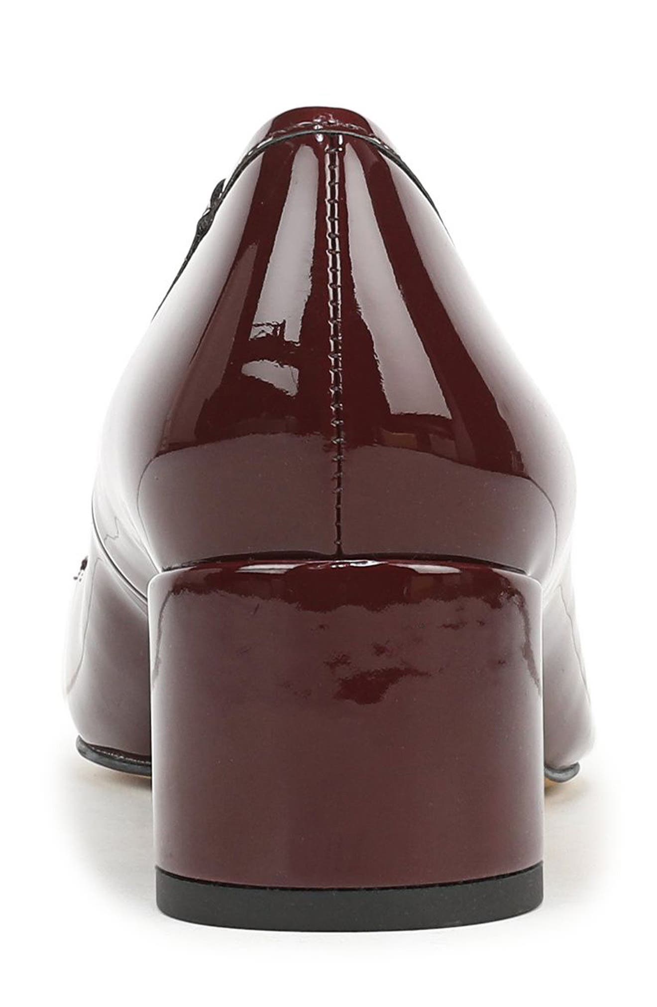 Rossi Faux Leather Kiltie Pump, Alternate, color, RED