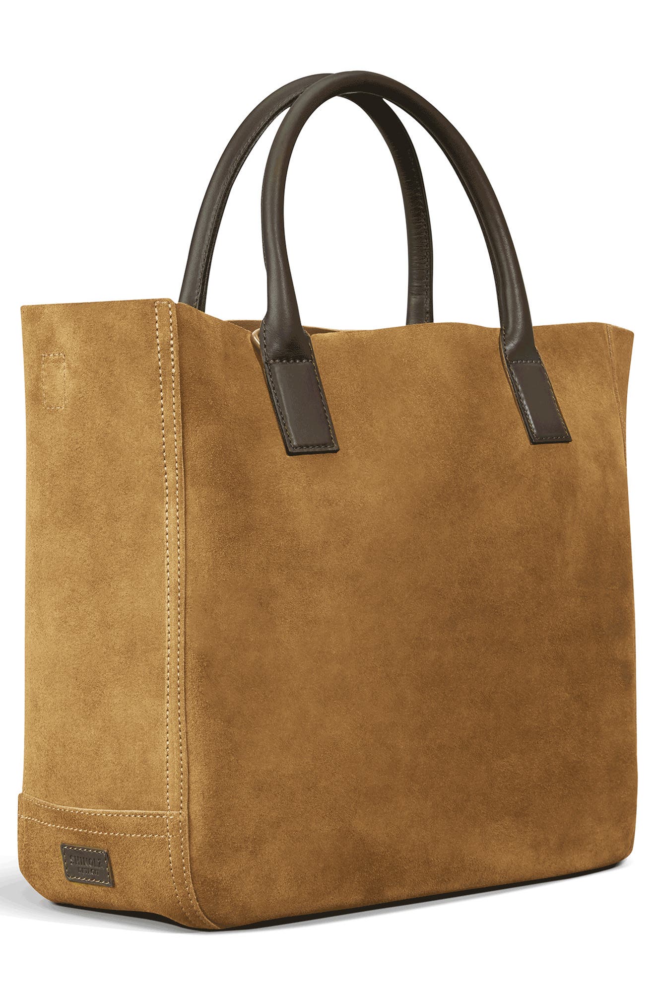 Shinola Runwell Suede Tote, Alternate, color, 