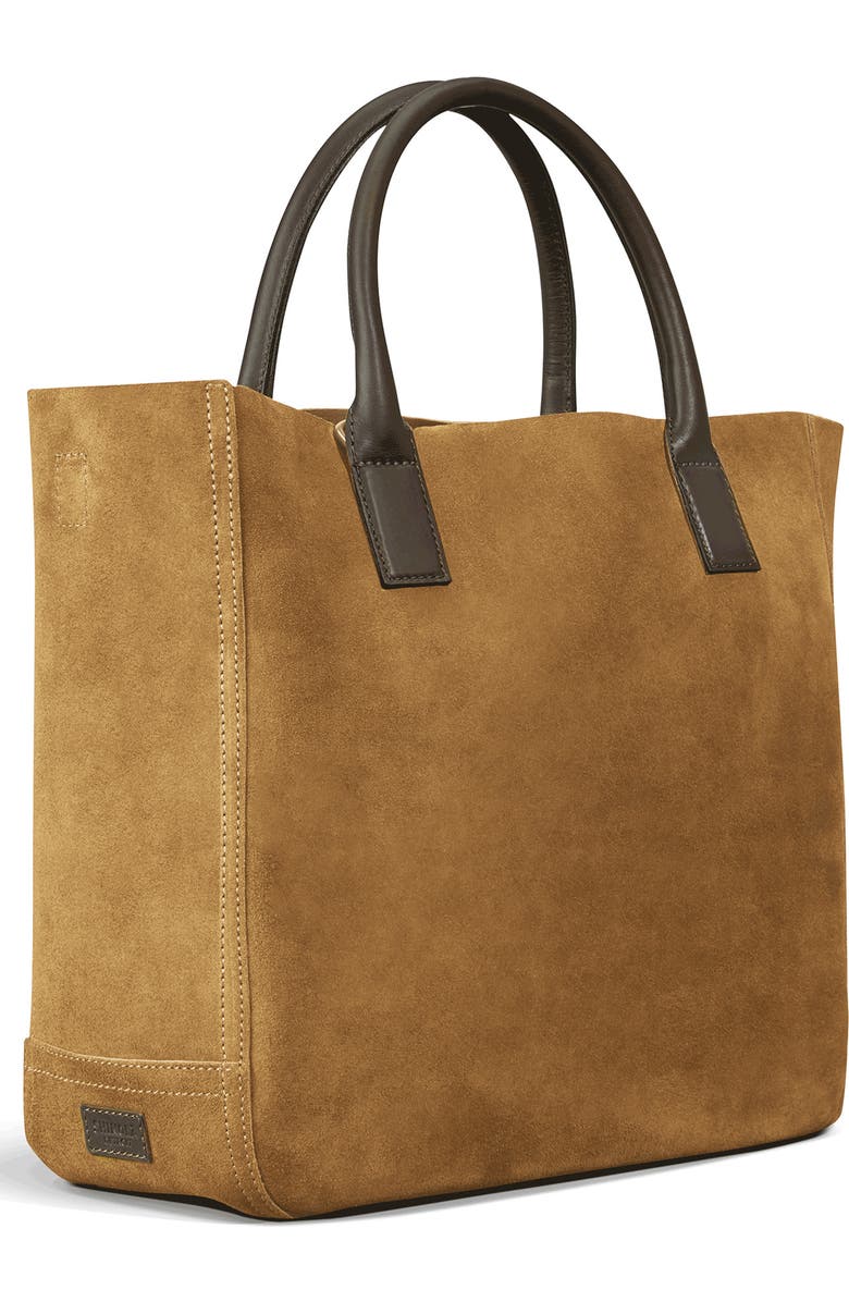 Shinola Runwell Suede Tote, Alternate, color,