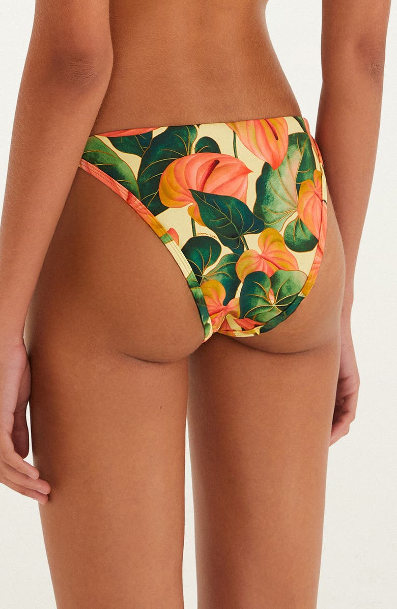 FARM Rio Anturium Bikini Bottoms, Alternate, color, Golden Yellow