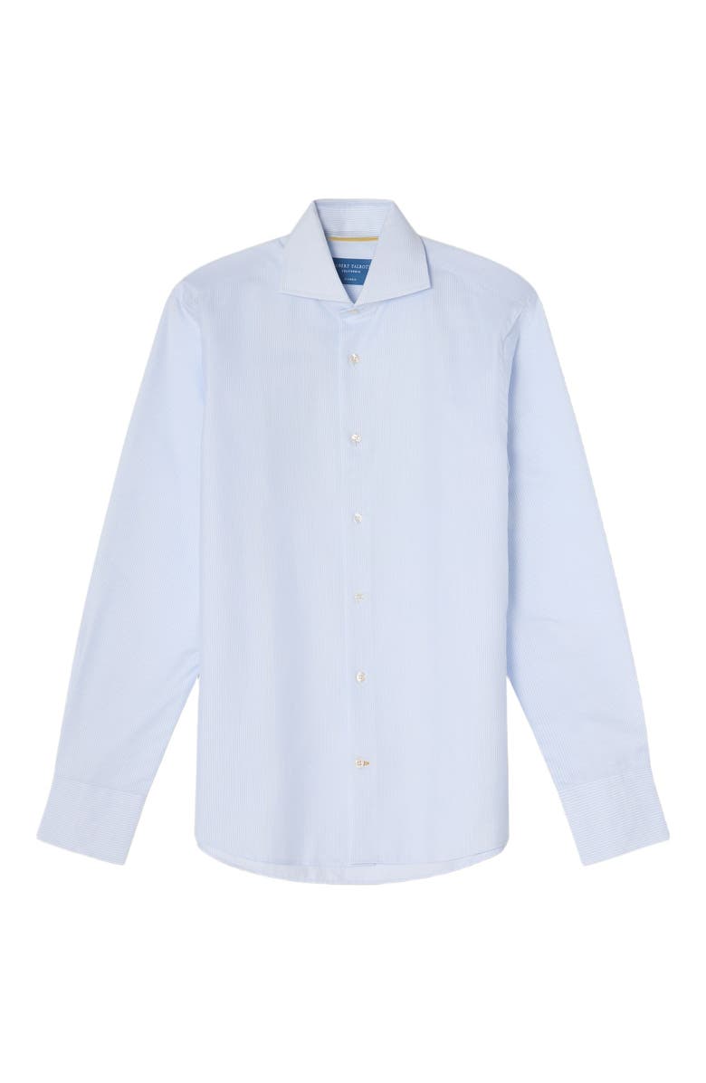 Robert Talbott Kingsley Medium Twill Stripe Shirt in Contemporary fit, Alternate, color, Light Blue