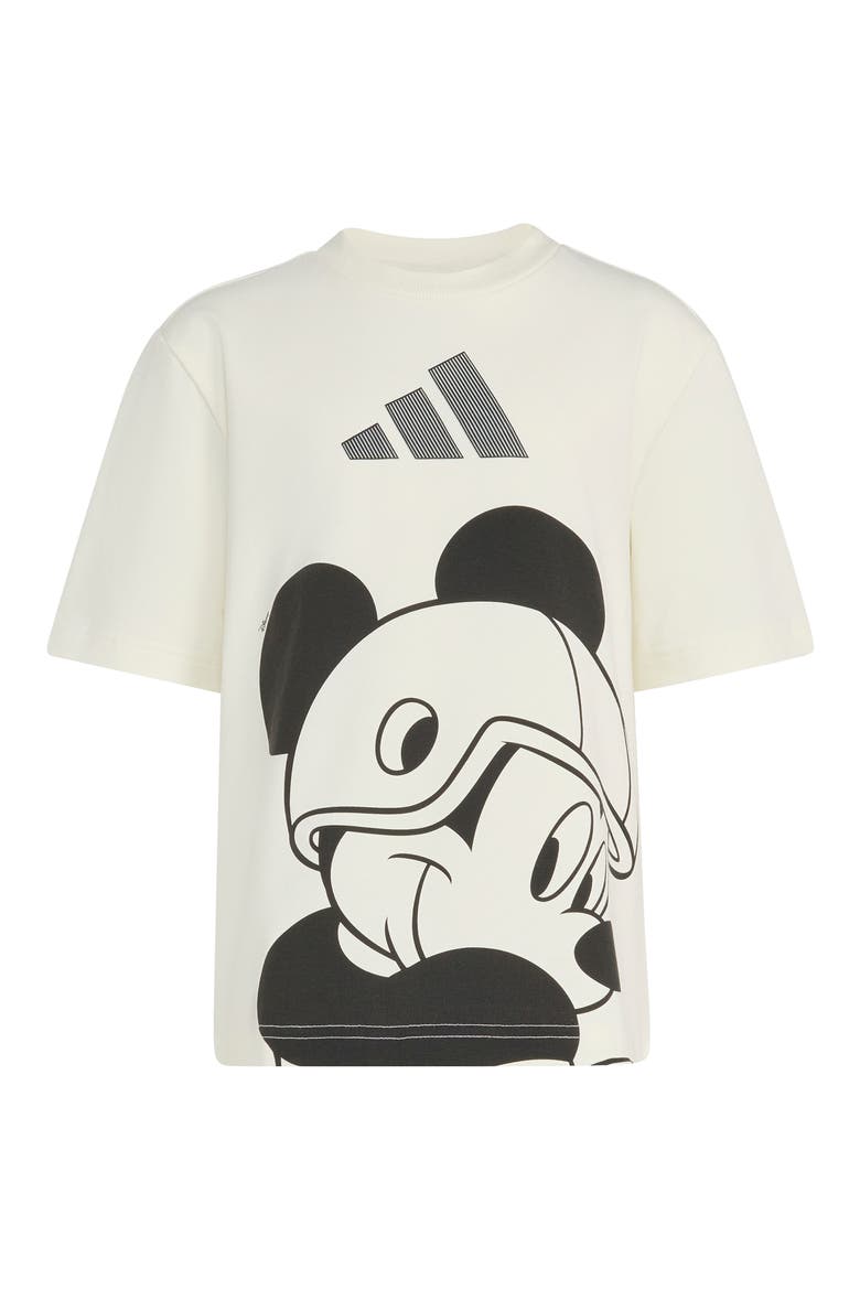 x Disney Kids' Mickey Mouse Graphic T-Shirt, Main, color, OFF WHITE/ BLACK