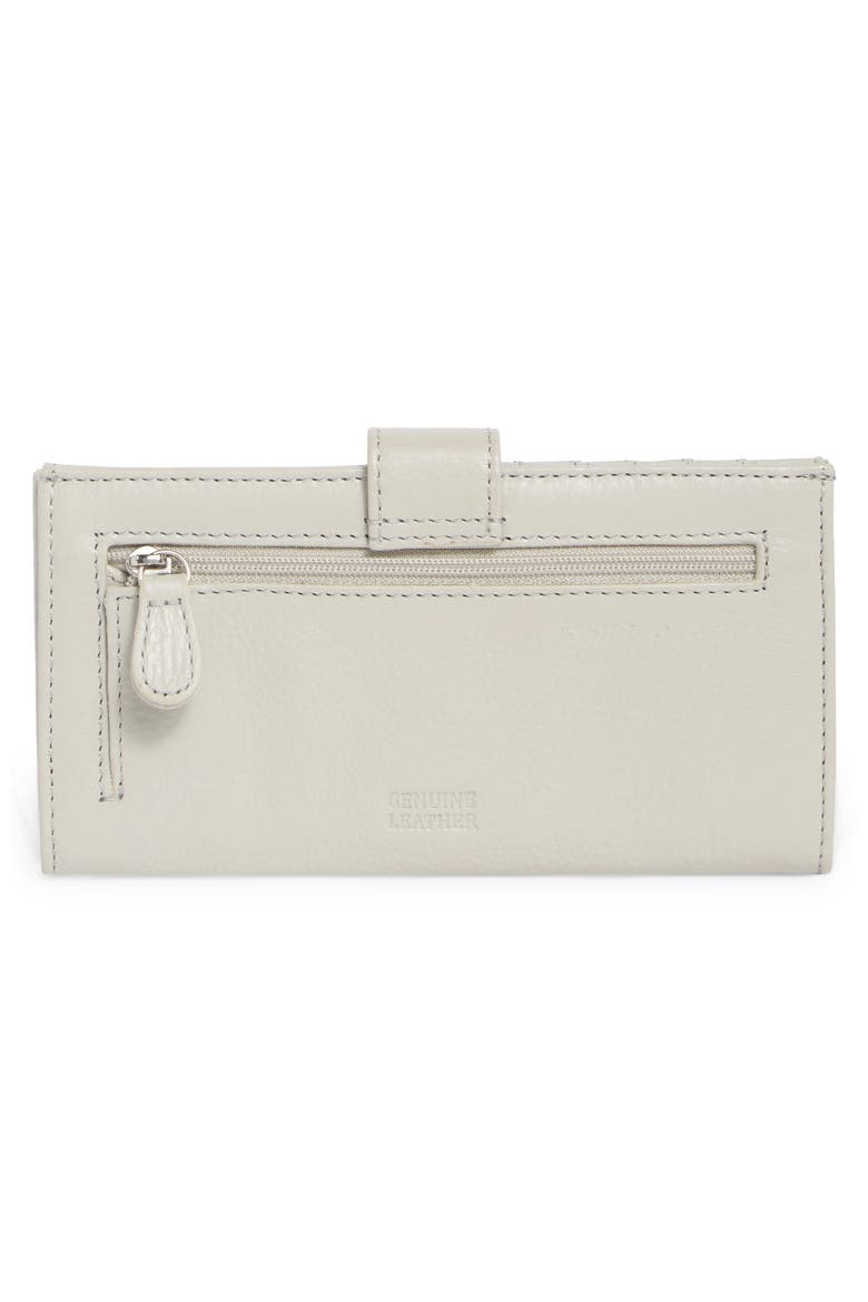 MUNDI Slim Leather Clutch Continental Wallet, Alternate, color, TIBETIAN STONE