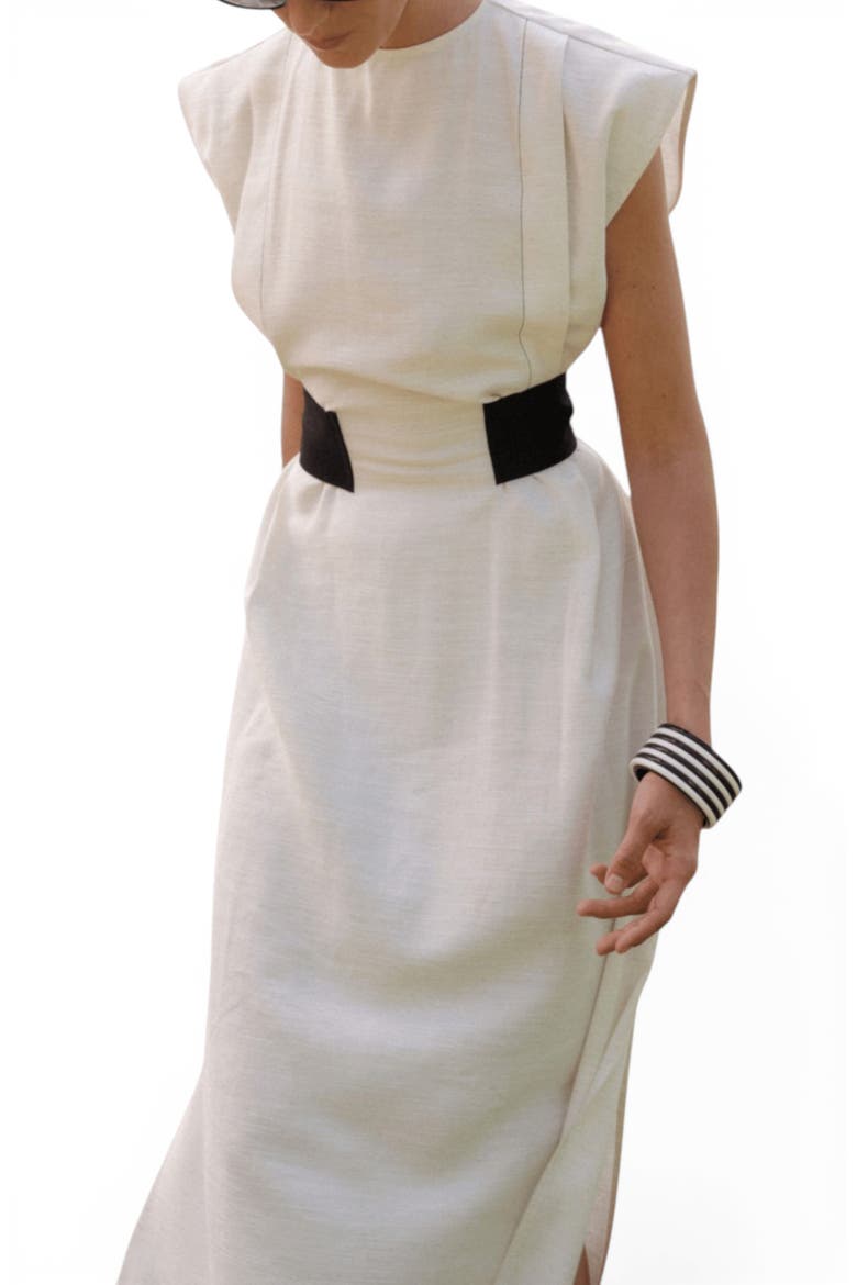 Prisma Dress, Alternate, color, White