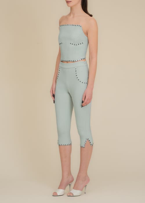 Contessa Mills Benjamin Soft Stretch Cropped Capri Pant In White