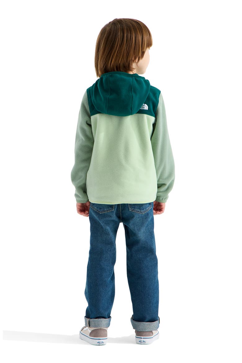 Kids' Glacier Polar Fleece Zip-Up Hoodie, Alternate, color, PACIFIC TEAL CALCIFI