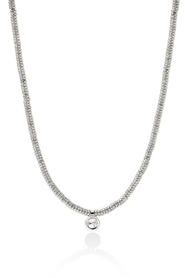 JH Lovestruck Sterling Silver Lab Grown Diamond Pendant Necklace, Alternate, color, SILVER