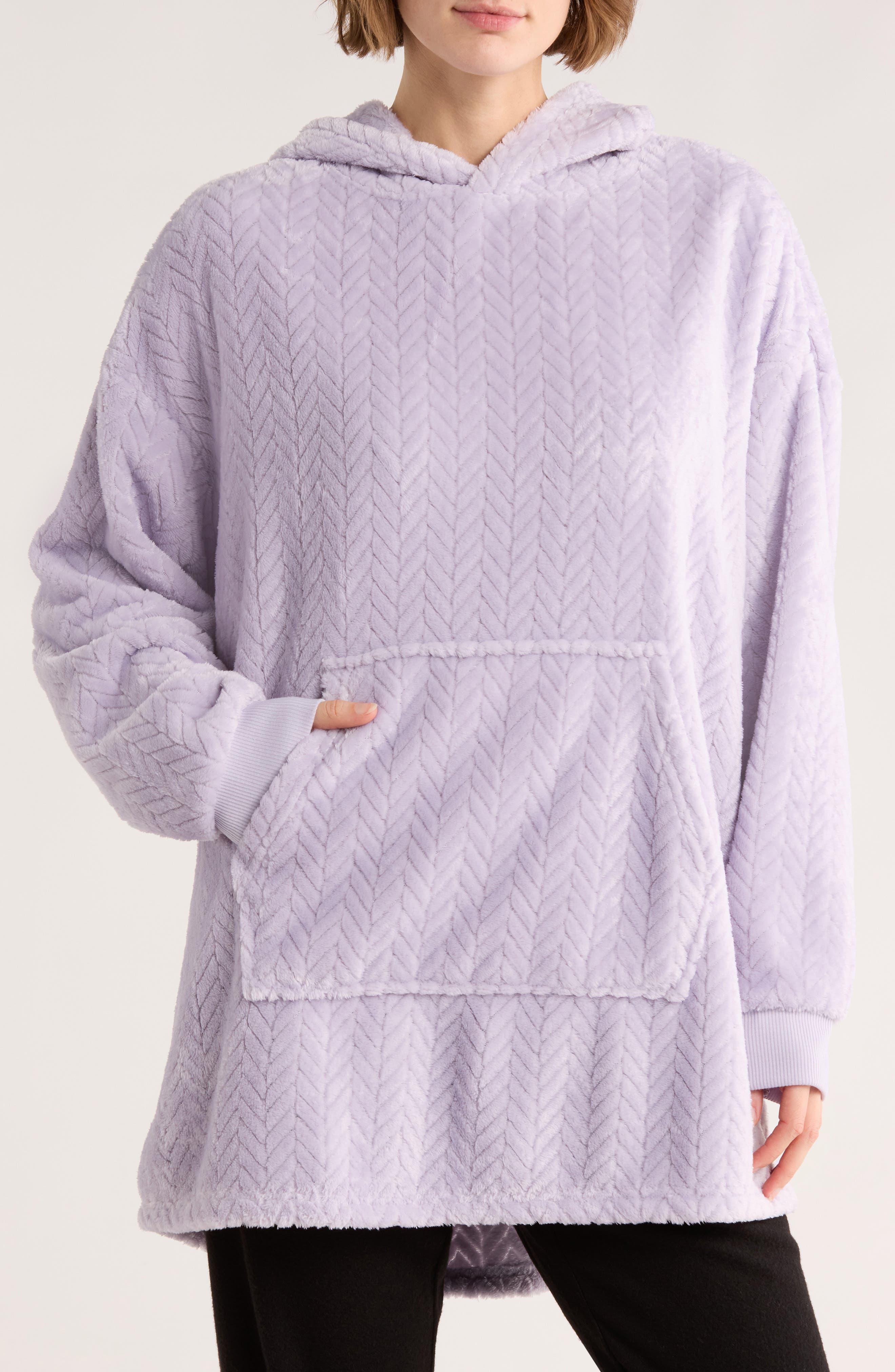 JACLYN Oversize Plush Fleece Hoodie