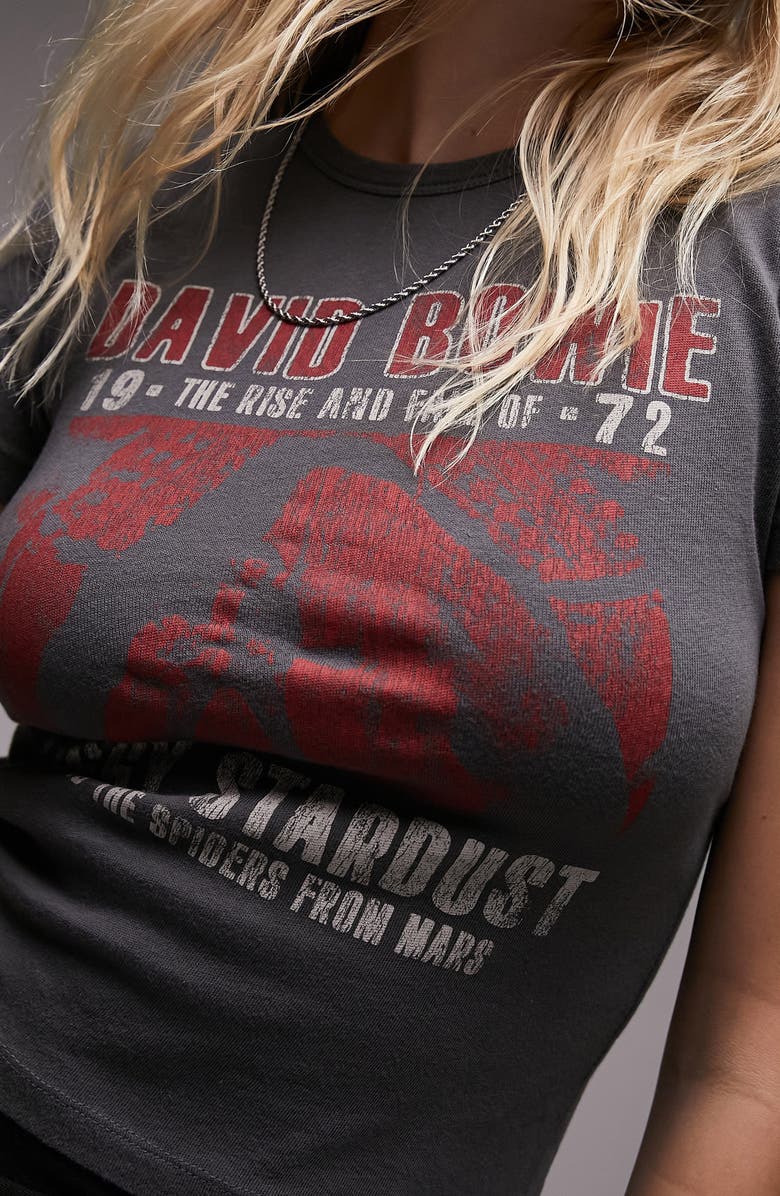 Topshop Bowie Graphic Baby T-Shirt, Alternate, color, 