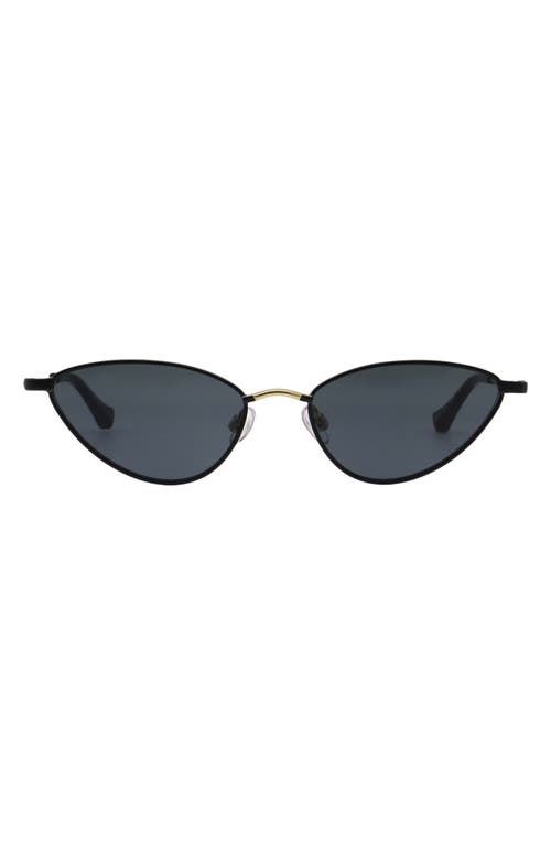 Florence by Mills 53mm Cat Eye Sunglasses in Matte Black  product