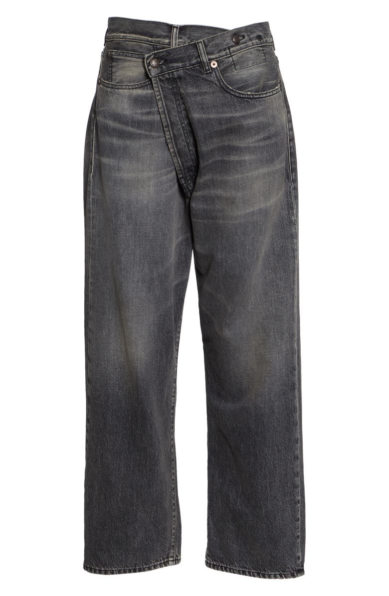 R13 Crossover Jeans, Alternate, color, Leyton Black