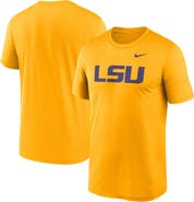 Nike Men's Nike Gold LSU Tigers Primetime Legend Logo T-Shirt