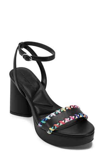 KARL LAGERFELD PARIS Haden Ankle Strap Platform Sandal