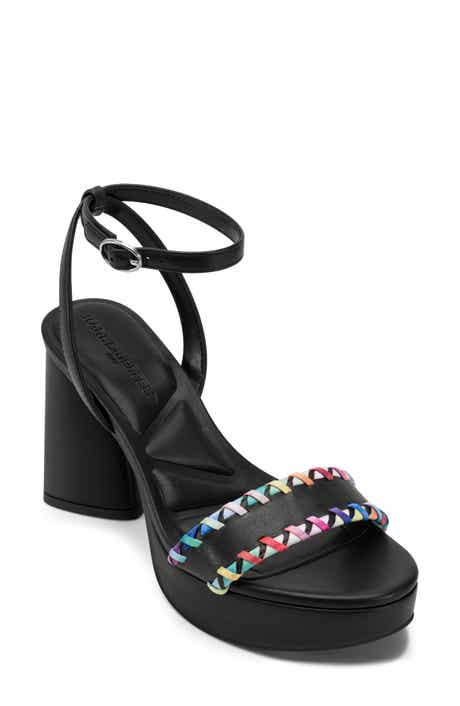 KARL LAGERFELD PARIS Haden Ankle Strap Platform Sandal