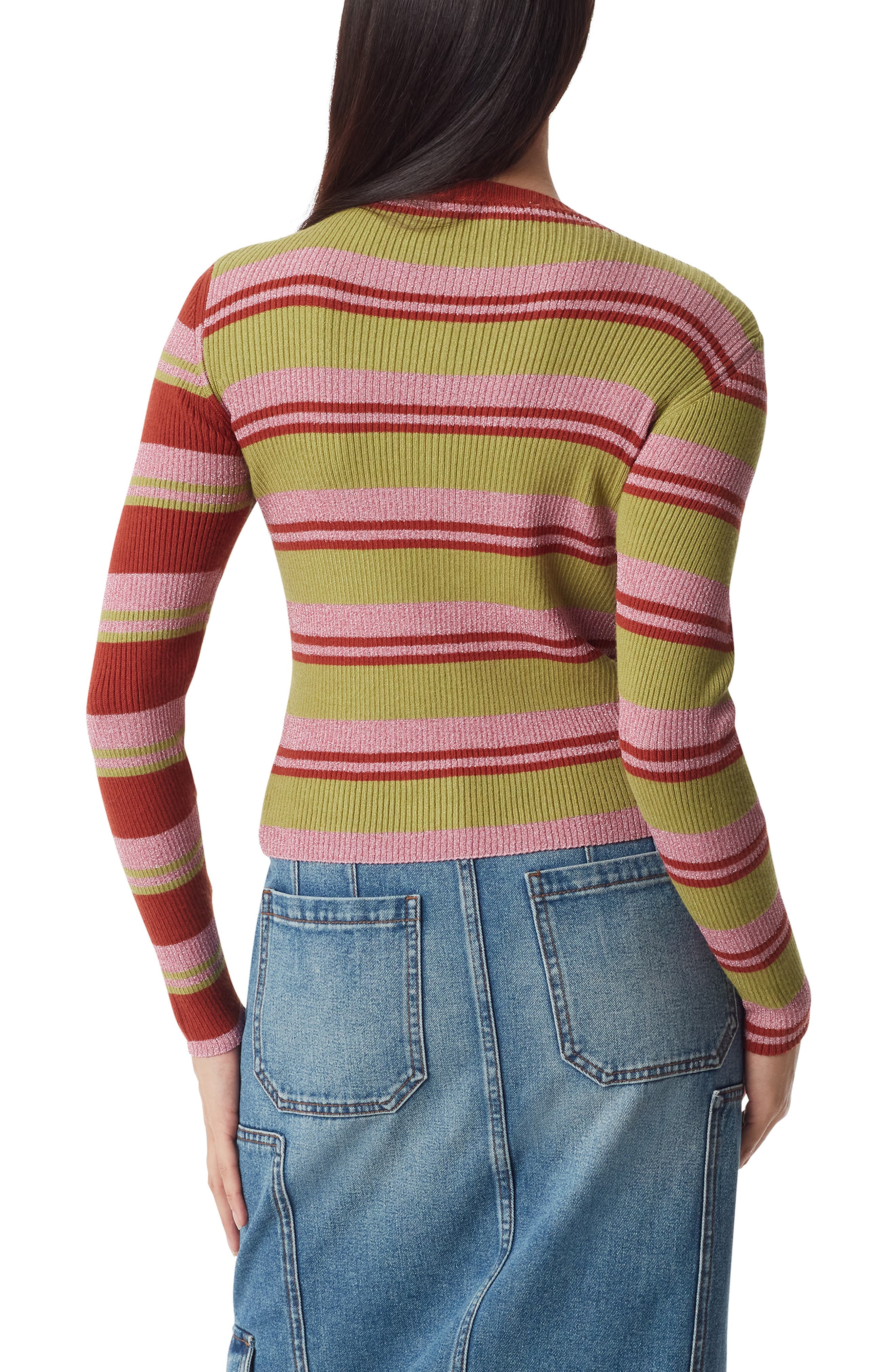 Circus NY by Sam Edelman Colorblock Stripe Rib Top (Women) | Nordstromrack