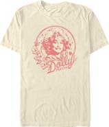 DOLLY PARTON Men's Artistic Lasso Badge Short Sleeve T-Shirt
