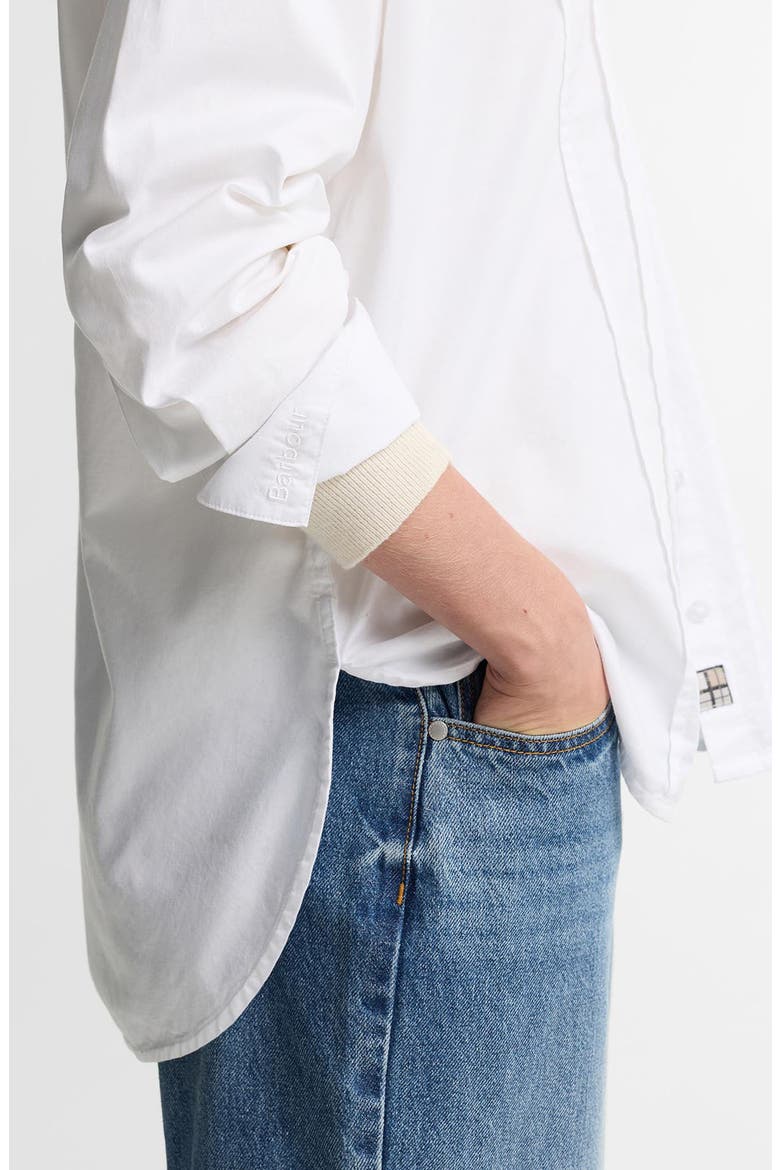 Adalyn Pintuck Cotton Shirt, Alternate, color, WHITE