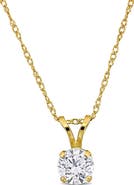 Julianna B. 1/2 CTW Lab-Grown Diamond Solitaire Necklace 14k