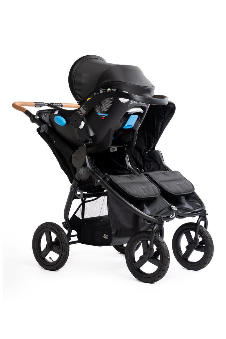 Single Car Seat Adapter for Indie Twin Double Stroller, Alternate, color, BLACK