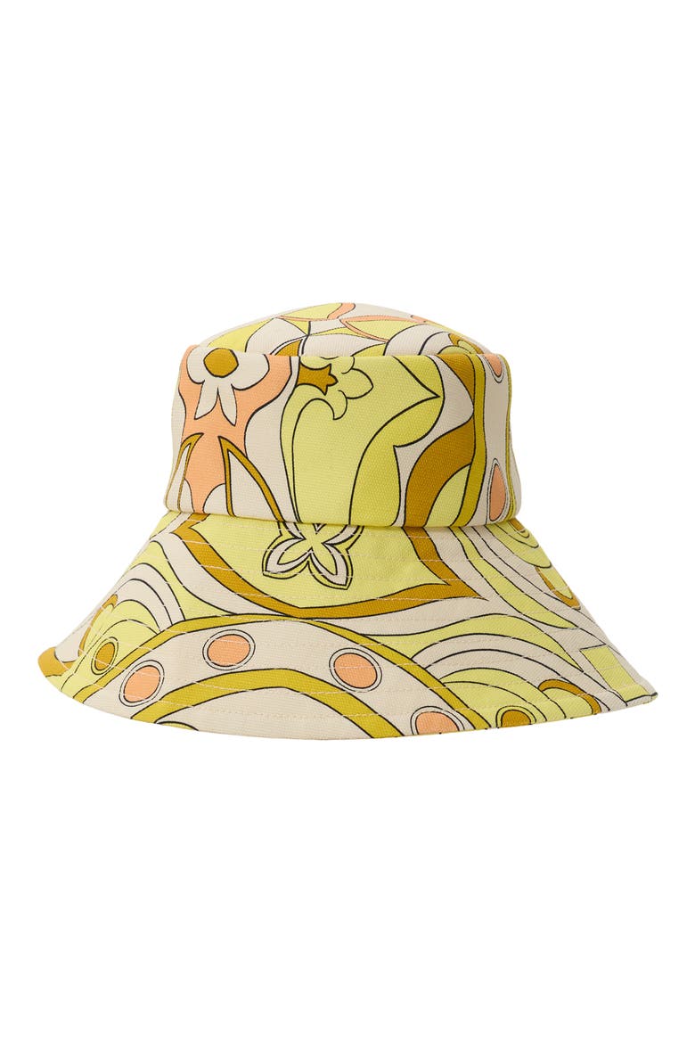 Snake Print Bucket Hat, Main, color, GEO SCARF