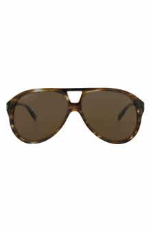 Gucci 59mm Fashion Aviator Sunglasses