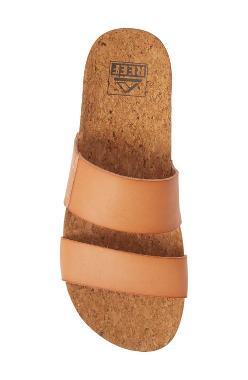 Reef Cushion Vista Hi Slide Sandal In Chocolate Wicker
