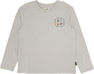 Feather 4 Arrow Kids' Explore Long Sleeve Cotton Graphic T-Shirt