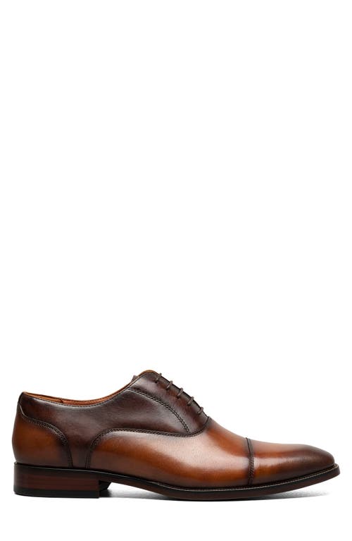 Florsheim Sorrento Lux Cap Toe Oxford In Cognac Multi