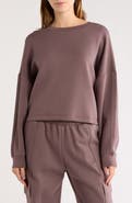 Z by Zella Whisper Knit Easy Crew Sweatshirt