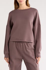 Z by Zella Whisper Knit Easy Crew Sweatshirt