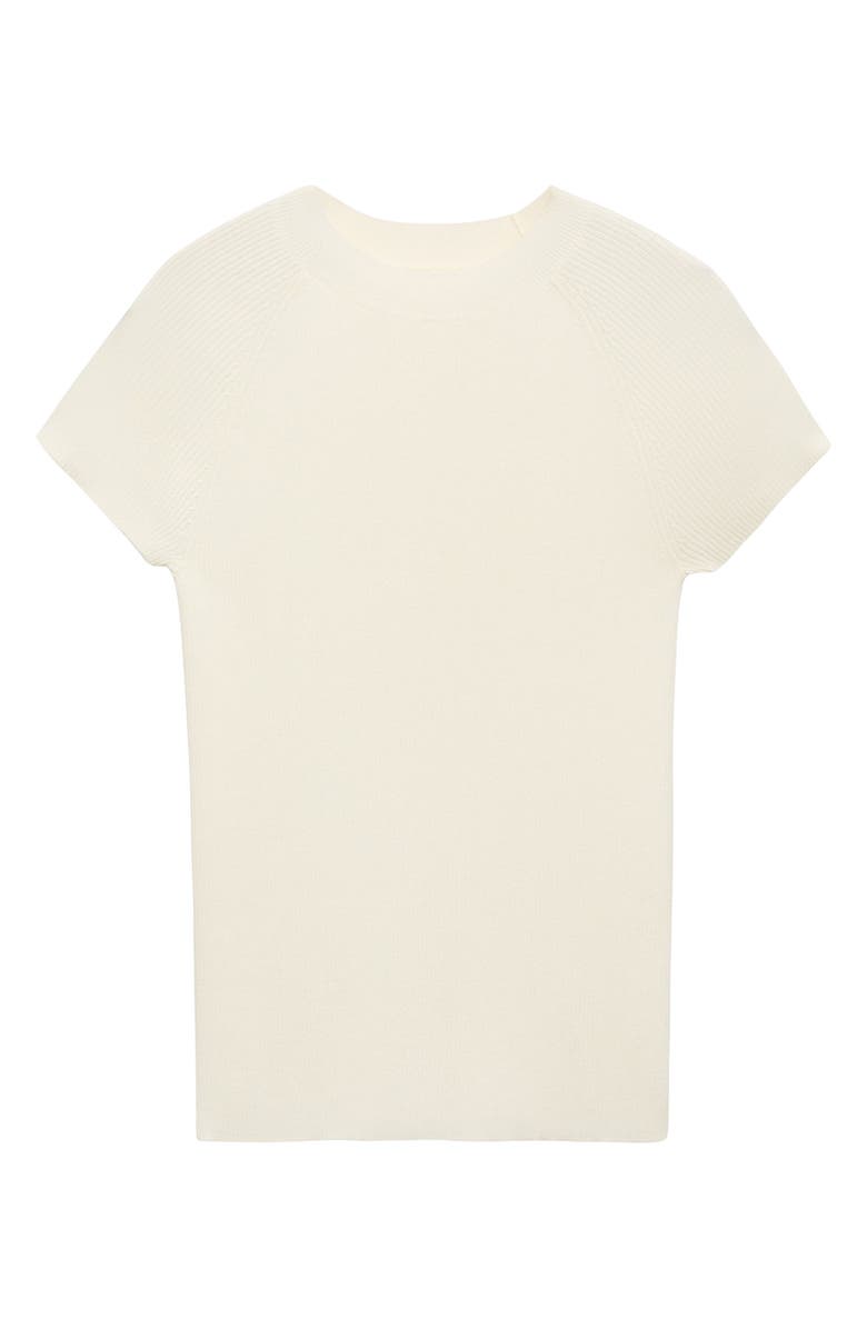 MANGO Rib Sweater, Alternate, color, Ecru