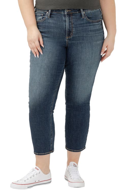 SILVER JEANS CO. SILVER JEANS CO. MOST WANTED ANKLE STRAIGHT LEG JEANS