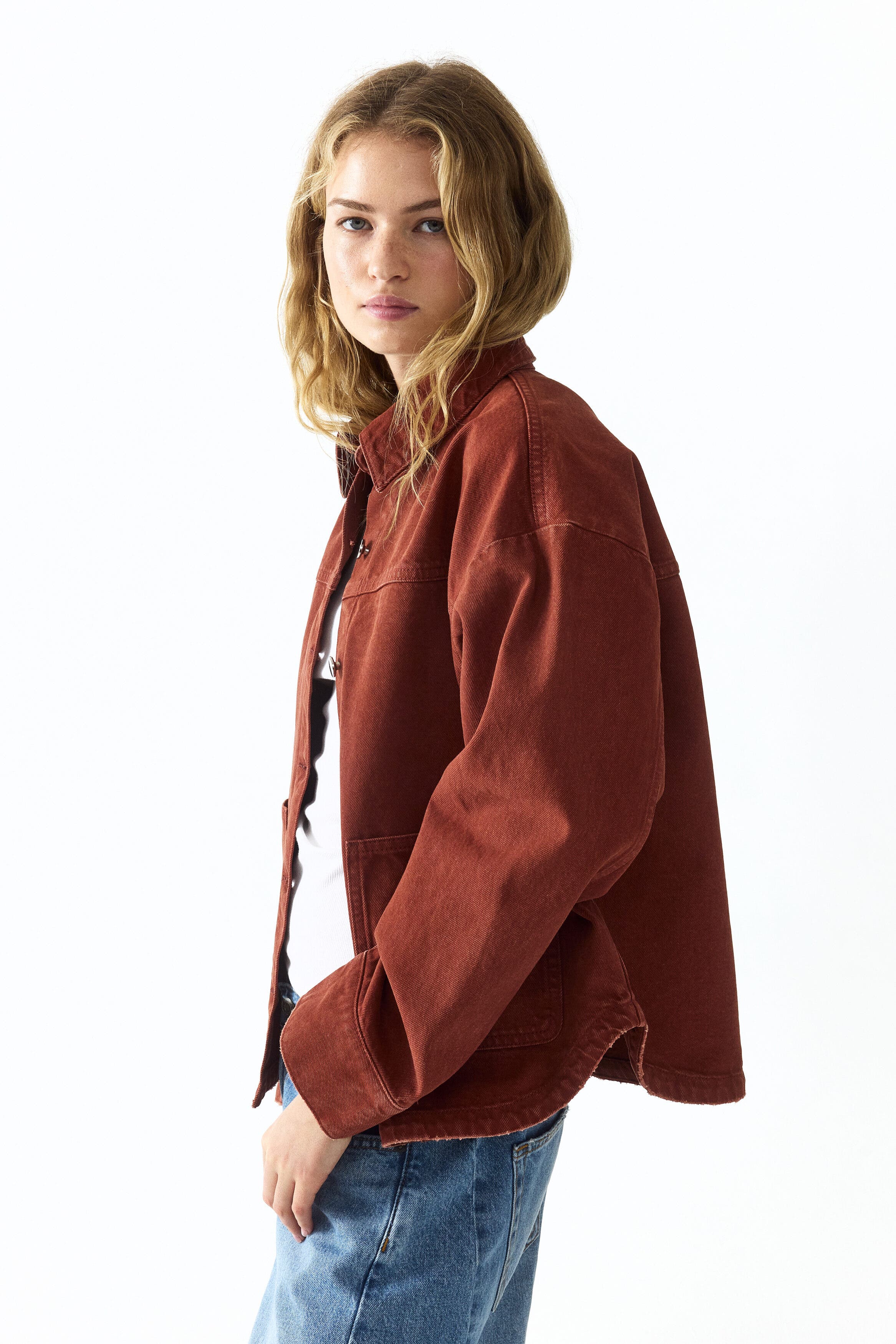 Twill Shacket - image 2