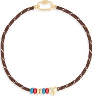 Madewell Heart Carabiner Hiker Cord Necklace