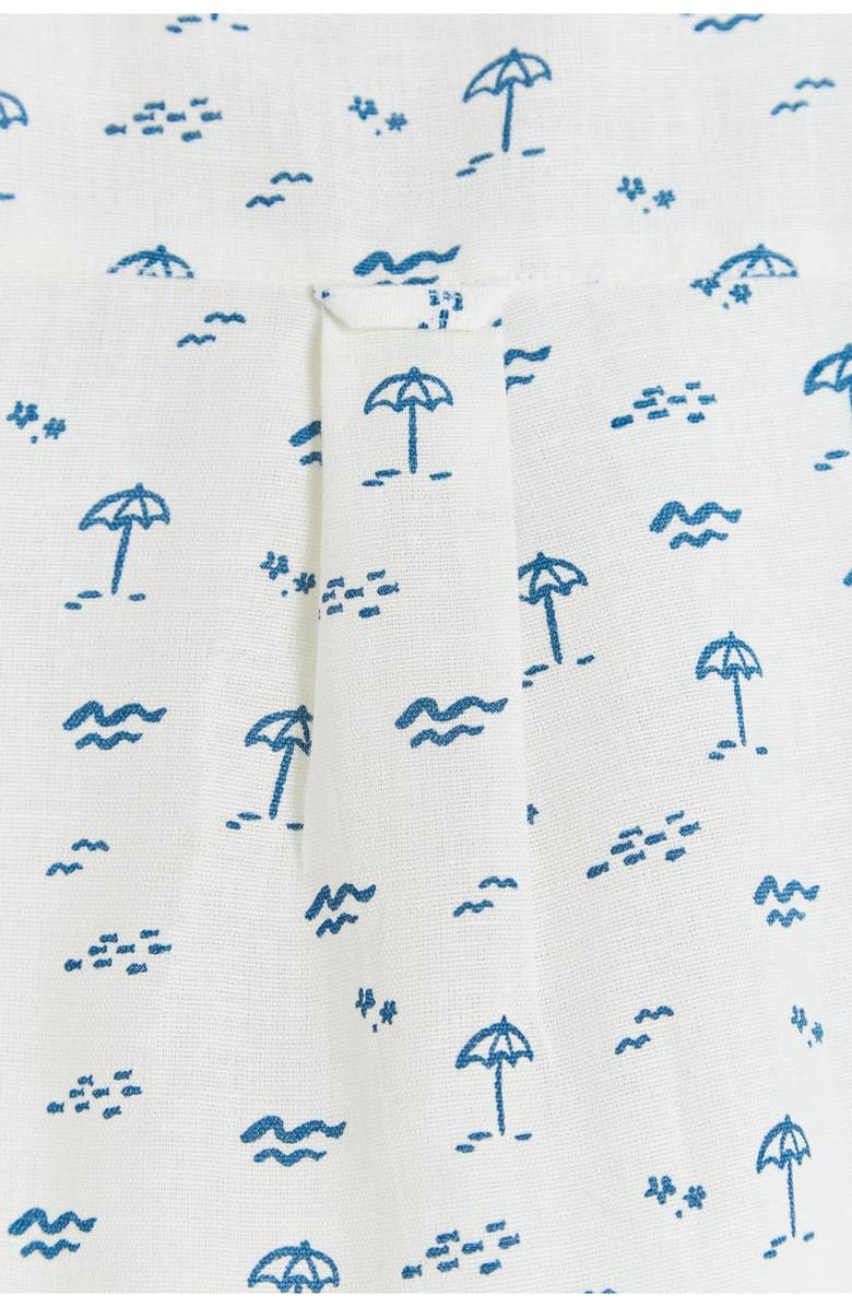 Babycottons Shirt Thomas Palms, Alternate, color, Off White