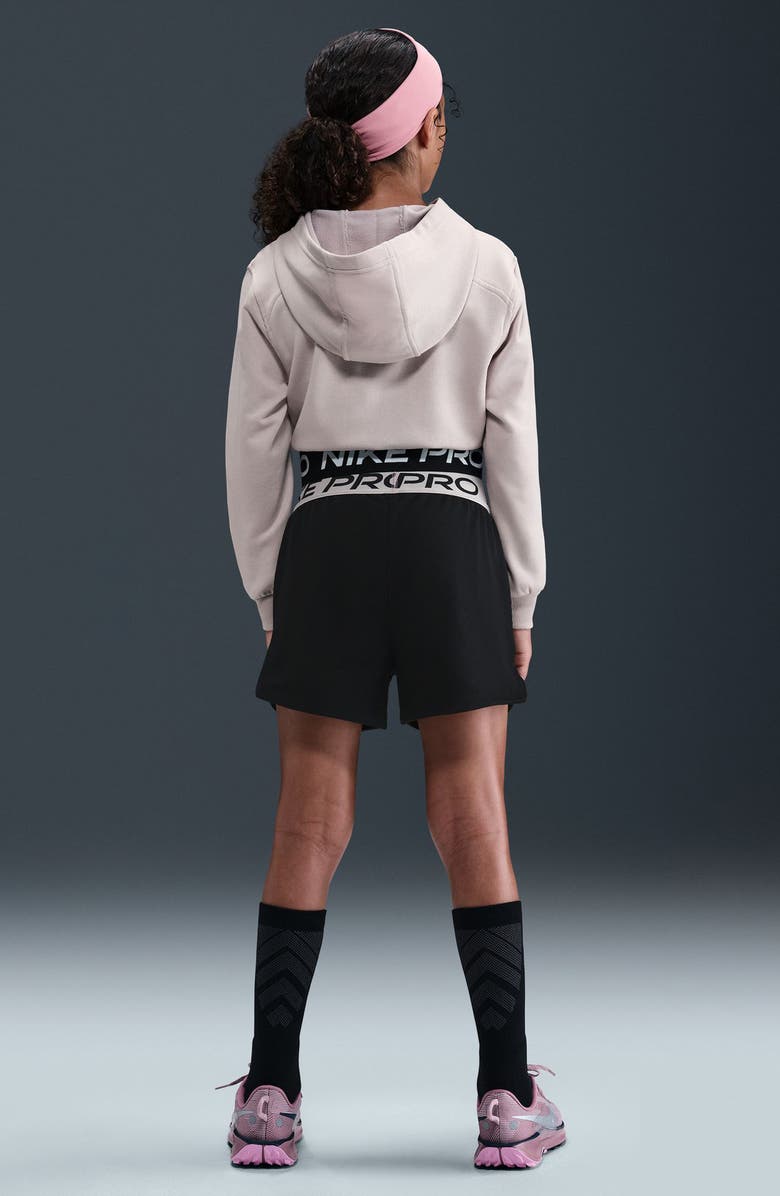 Nike Kids' Dri-FIT Zip-Front Hoodie, Alternate, color, Platinum Violet/ Violet/ White