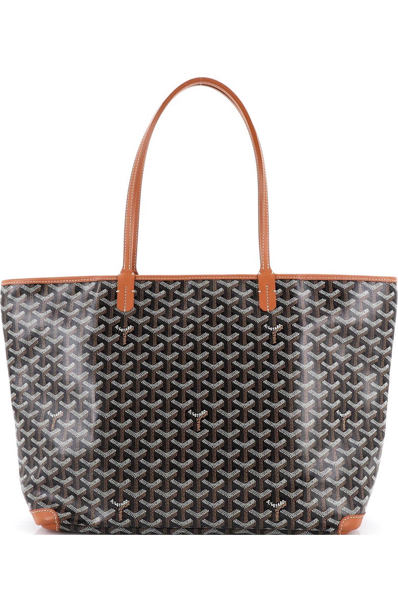 Pre-Owned Goyard Artois Tote Coated Canvas MM, Alternate, color, Brown