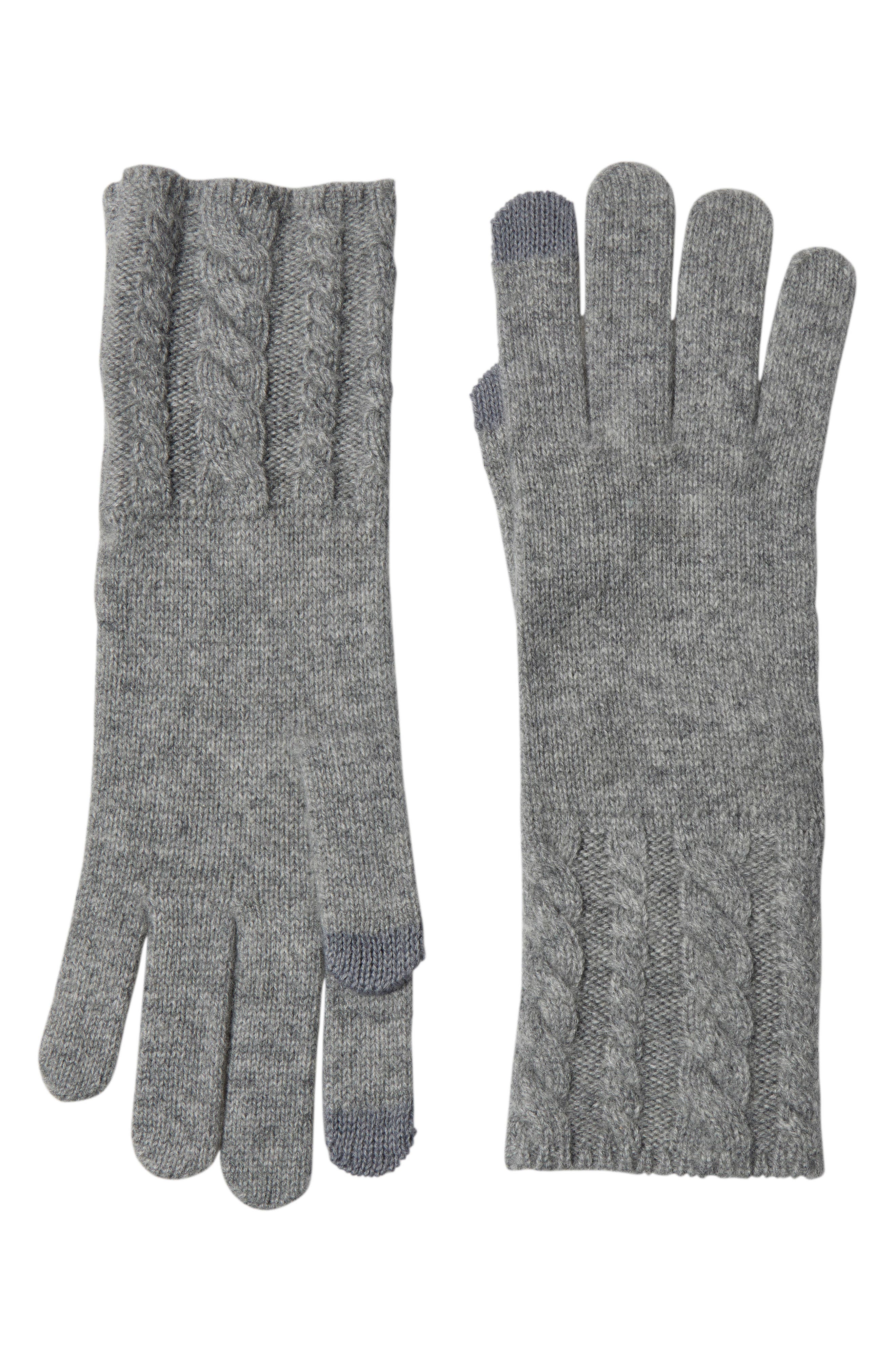 Bruno Magli Cashmere Knit Gloves
